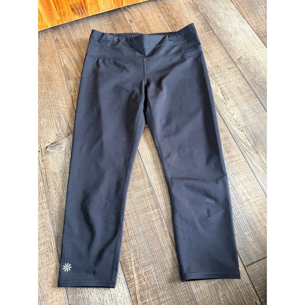 Athleta Low Rise Cropped Leggings Sz. Small Black